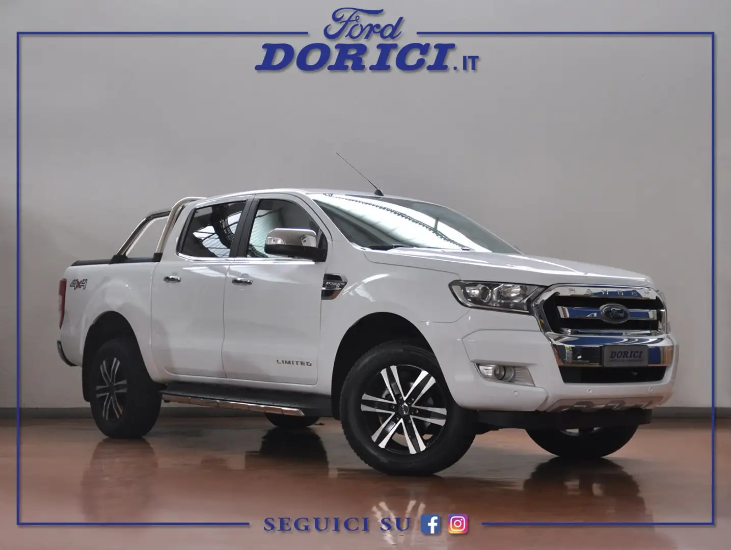 Ford Ranger 3.2 Tdci 200cv Double Cab Limited Auto + IVA Bianco - 1
