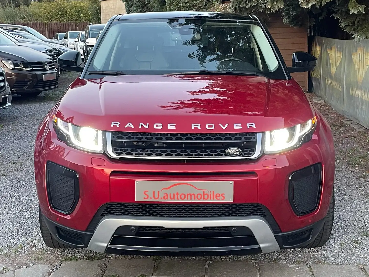 Land Rover Range Rover Evoque 2.0 TD4 Dynamic PANO./Cuir/Navi/Gar12M Rouge - 2