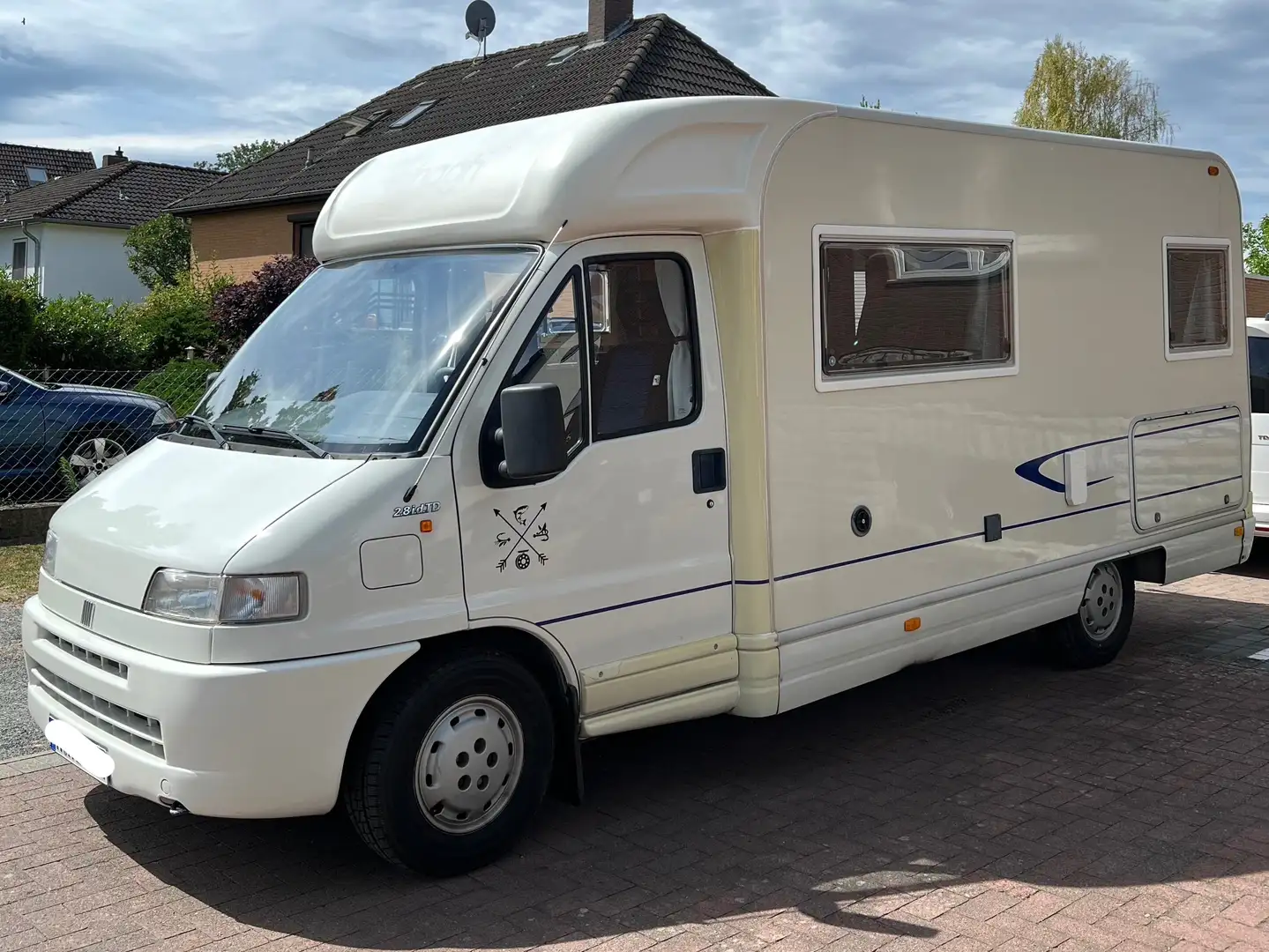 Fiat Ducato Wohnmobil Teilintegriert 230 BLMCC, 2,8 Liter Blanc - 1