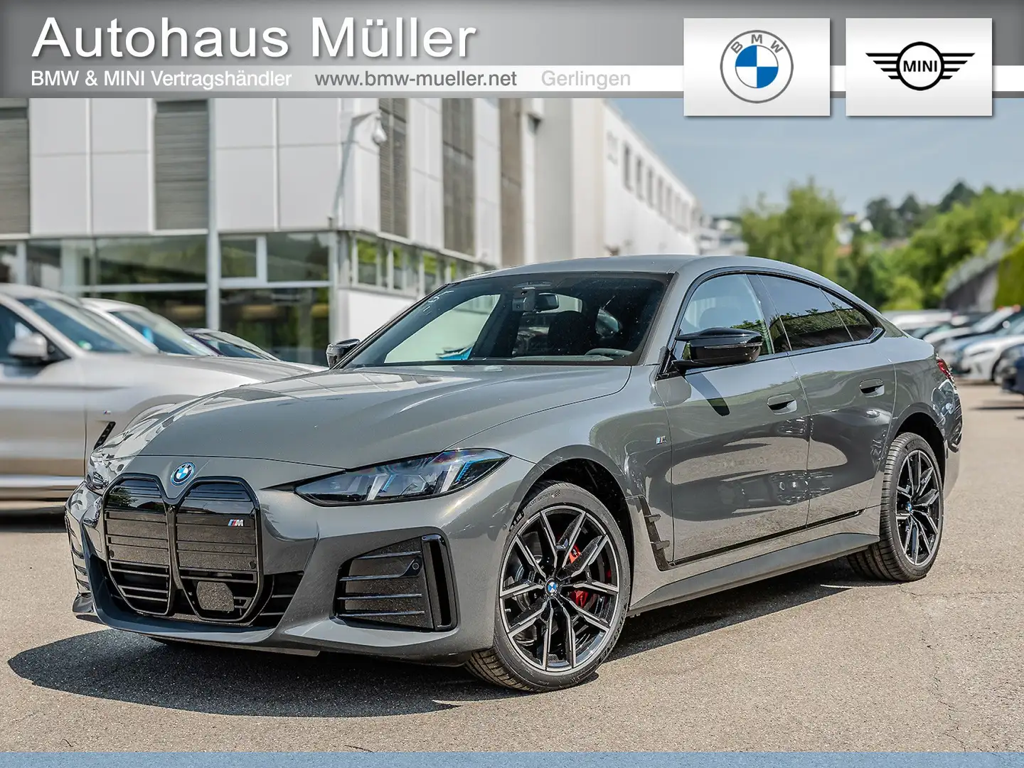 BMW i4 M50 22.420 Euro Ersparnis! HELLO SUMMER HUD LED Szary - 1