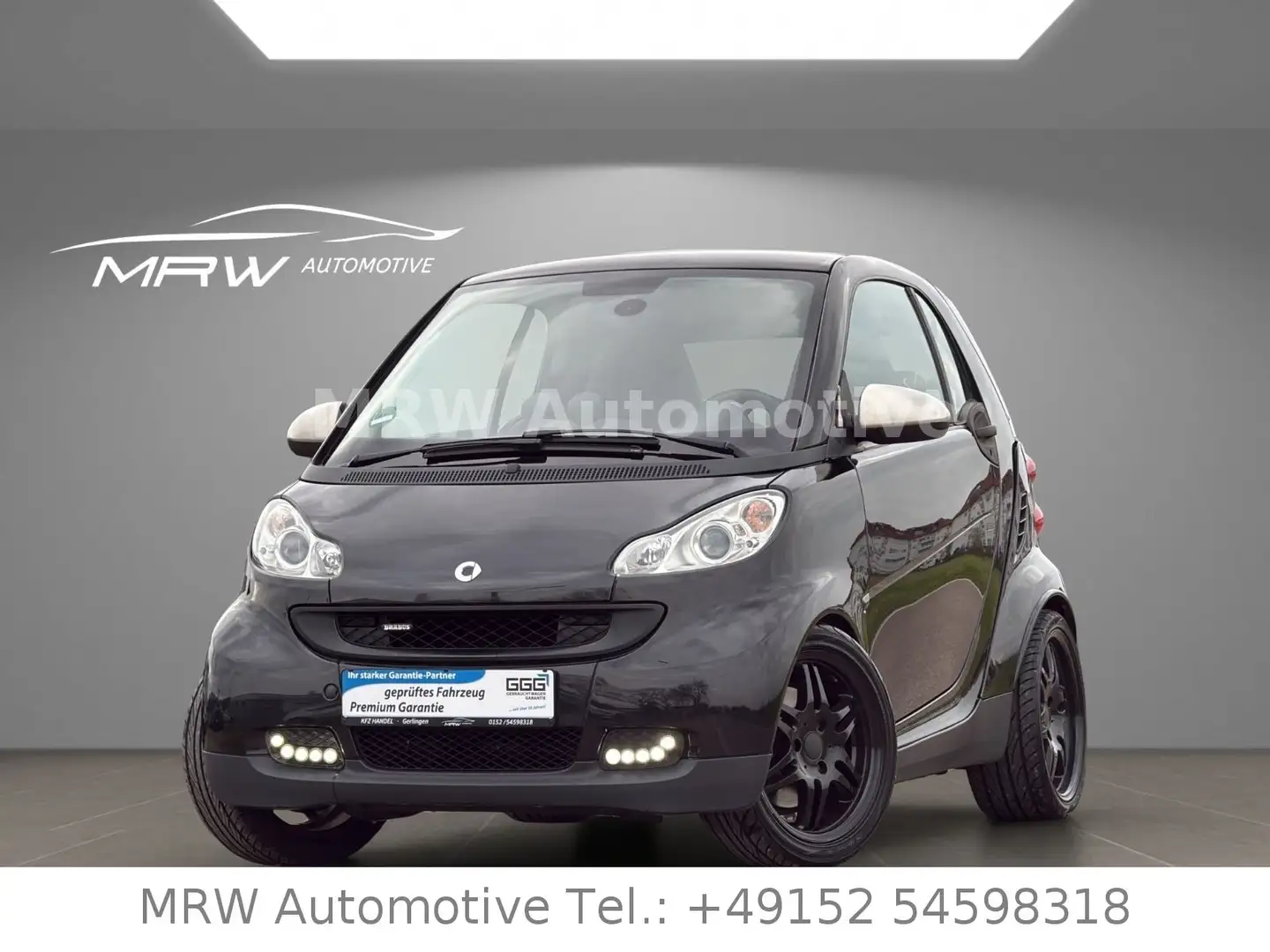 smart forTwo 62 kW BRABUS LEDER SHZ PANO Schwarz - 1