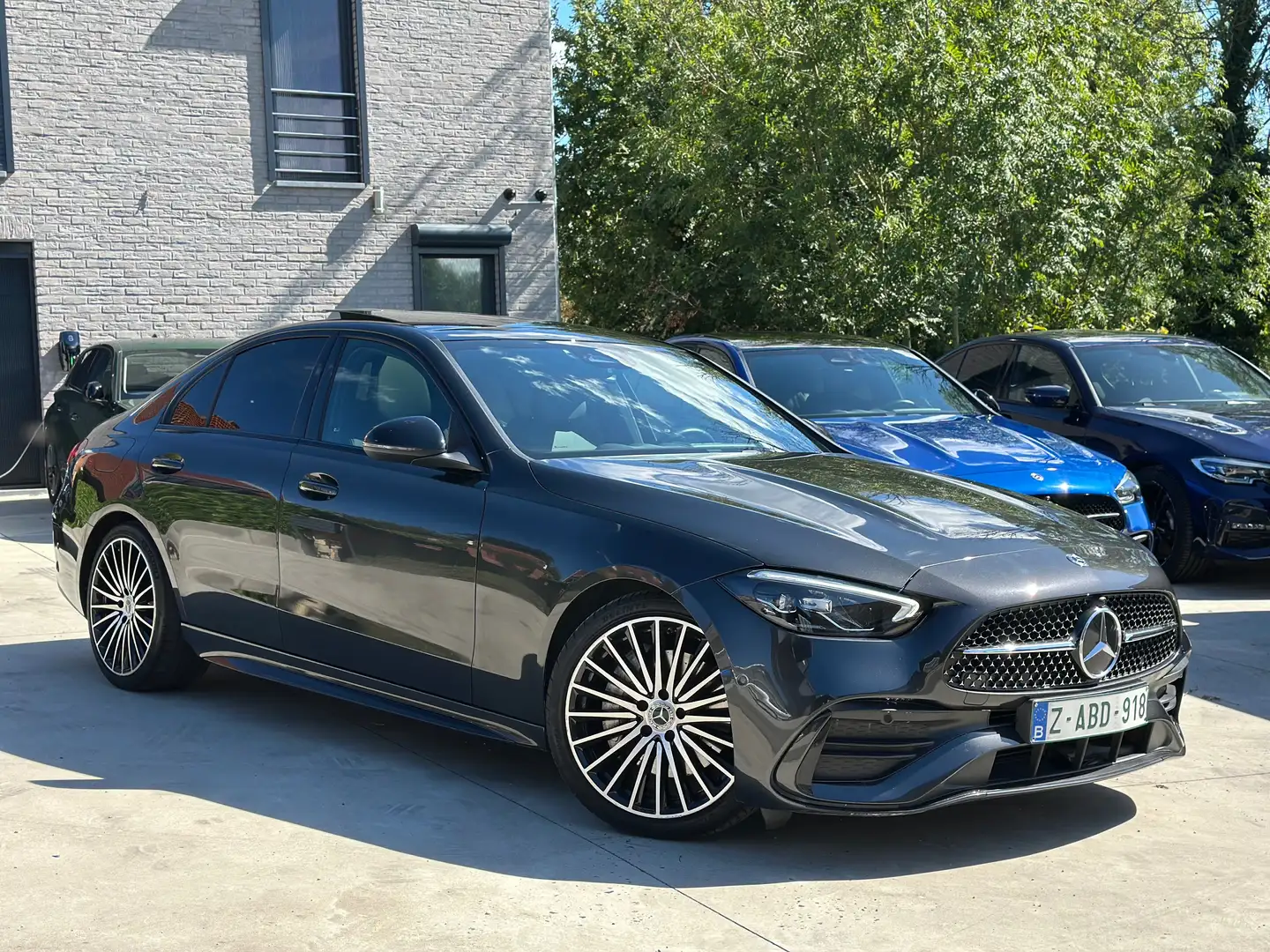 Mercedes-Benz C 180 e Full AMG *Toit Pano/ Caméra/ LED* Garantie Grijs - 2