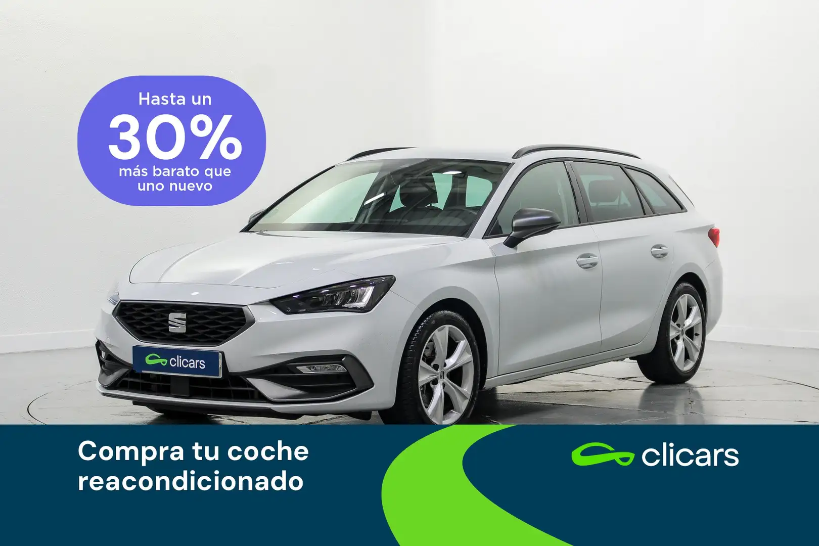 SEAT Leon ST 2.0TDI CR S&S FR XS DSG-7 150 Blanco - 1