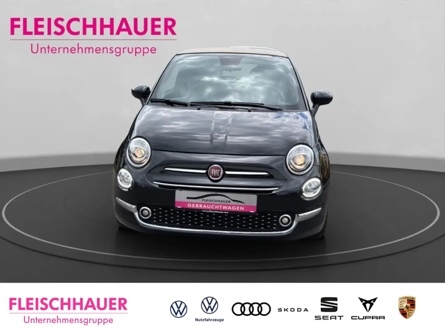 Fiat 500 Cabrio Dolcevita 1.0 Mild Hybrid+Klima+Einparkhile Negru - 2
