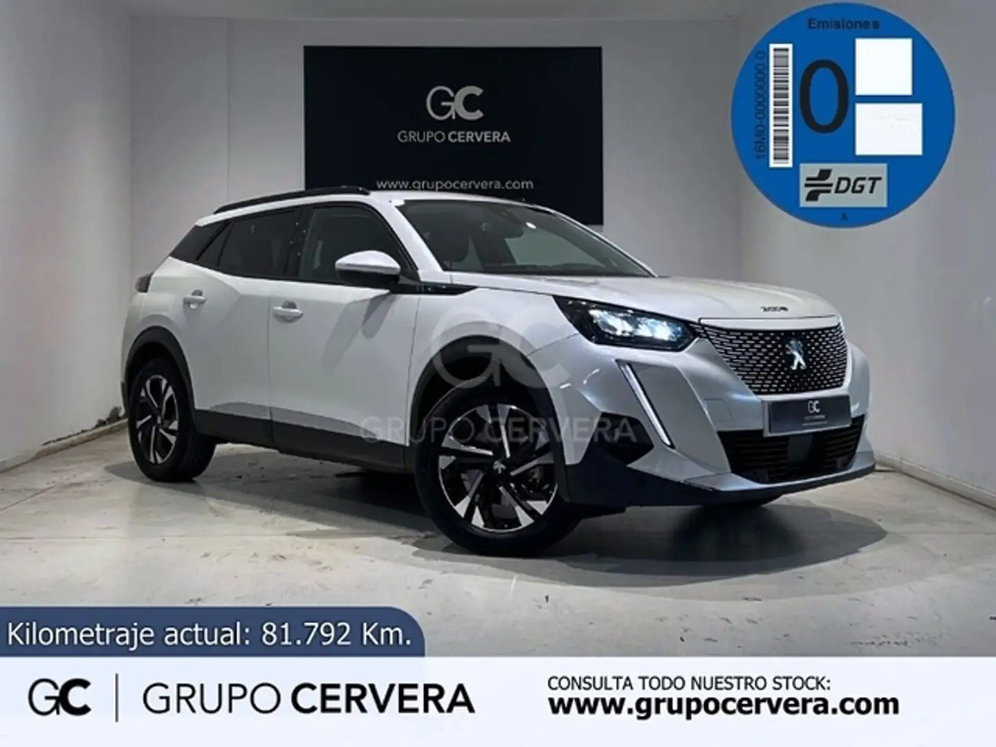 Peugeot 2008 Allure Eléctrico 100kW Wit - 1