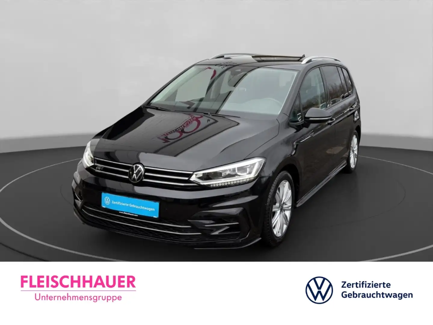 Volkswagen Touran Comfortline 1.5 TSI R-Line+GRA+LKA+BSD+SHZ+RFK+LED Schwarz - 1