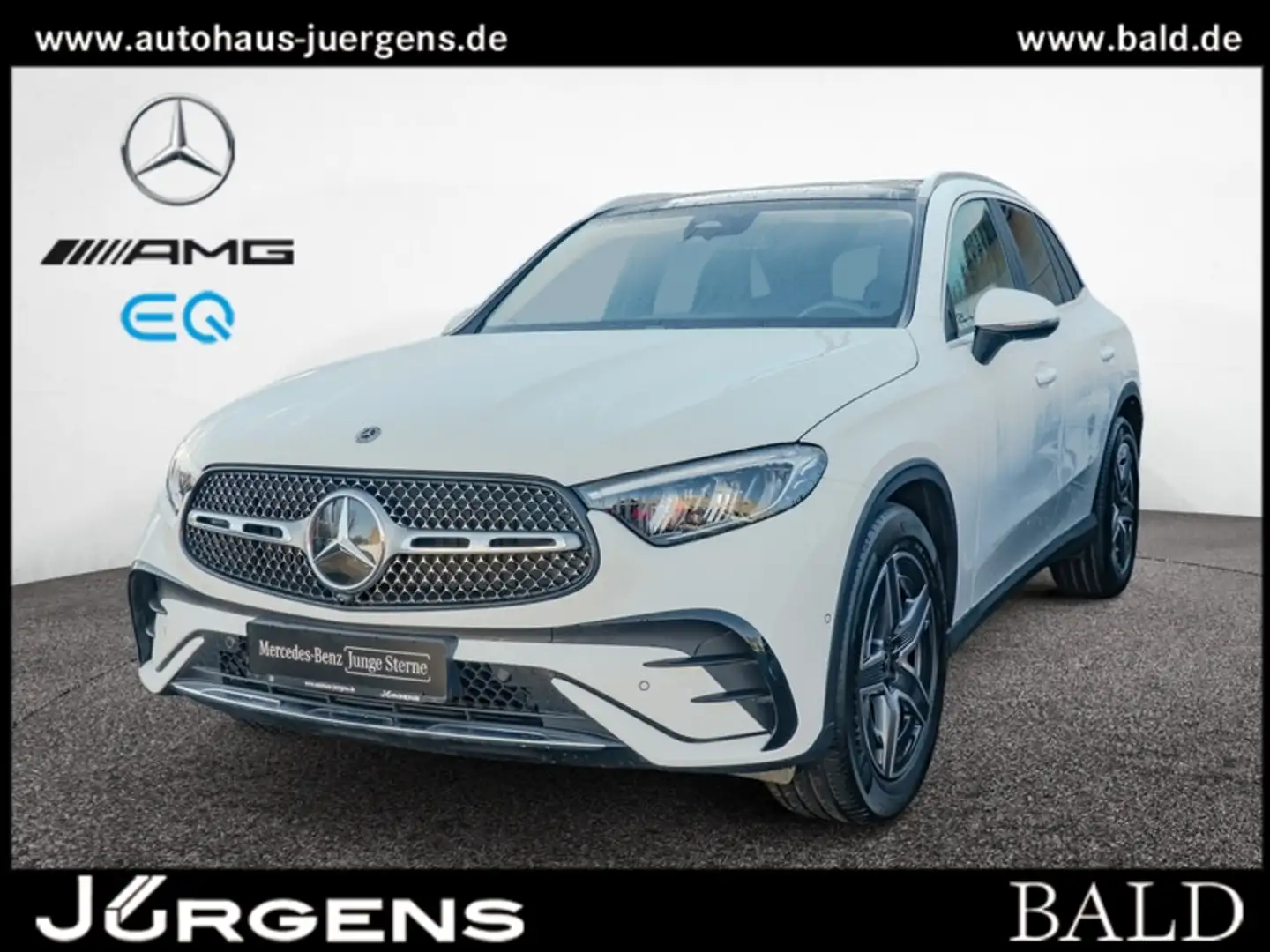 Mercedes-Benz GLC 300 4M AMG-Sport/Pano/AHK/Distr/Memo/Totw/19 Weiß - 1