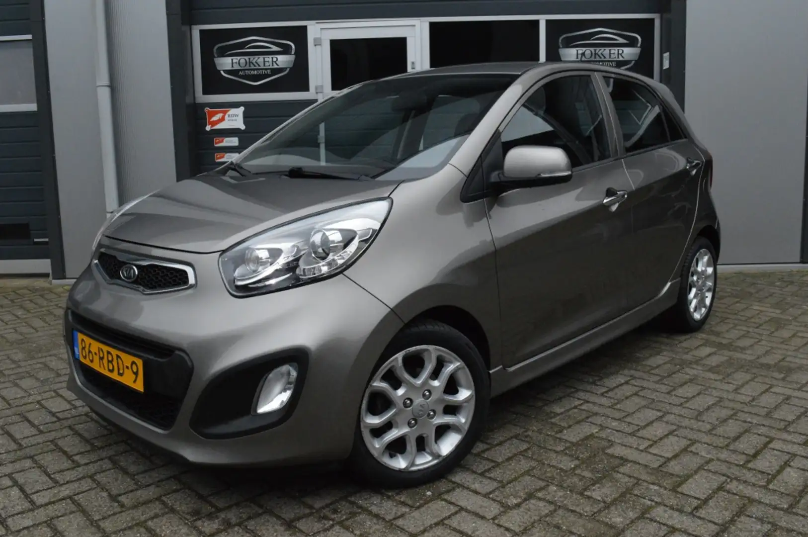 Kia Picanto 1.0 CVVT Comfort P. 1e Eigenaar NAP LED Grijs - 1