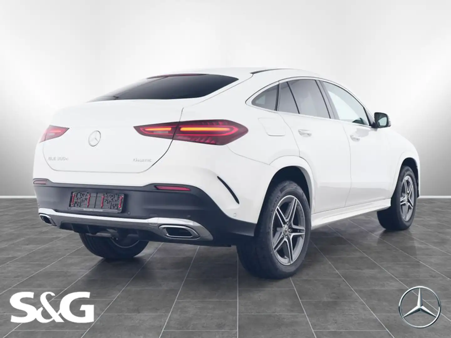 Mercedes-Benz GLE 300 d 4M Coupé AMG AHK+20"+360°+BURMESTER Alb - 2