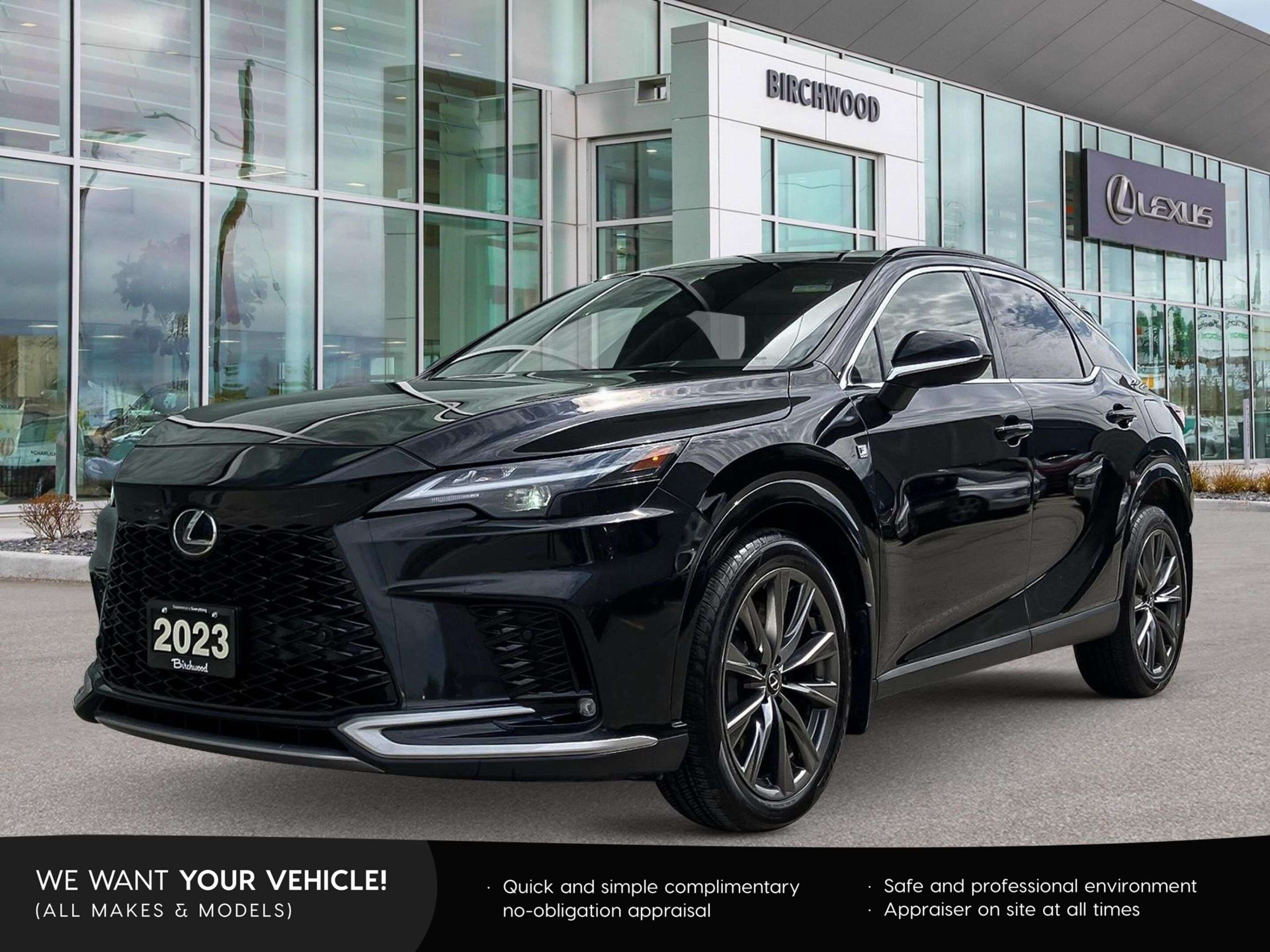 2023 Lexus RX F SPORT 1 Certified Lexus CPO | Local trade in!