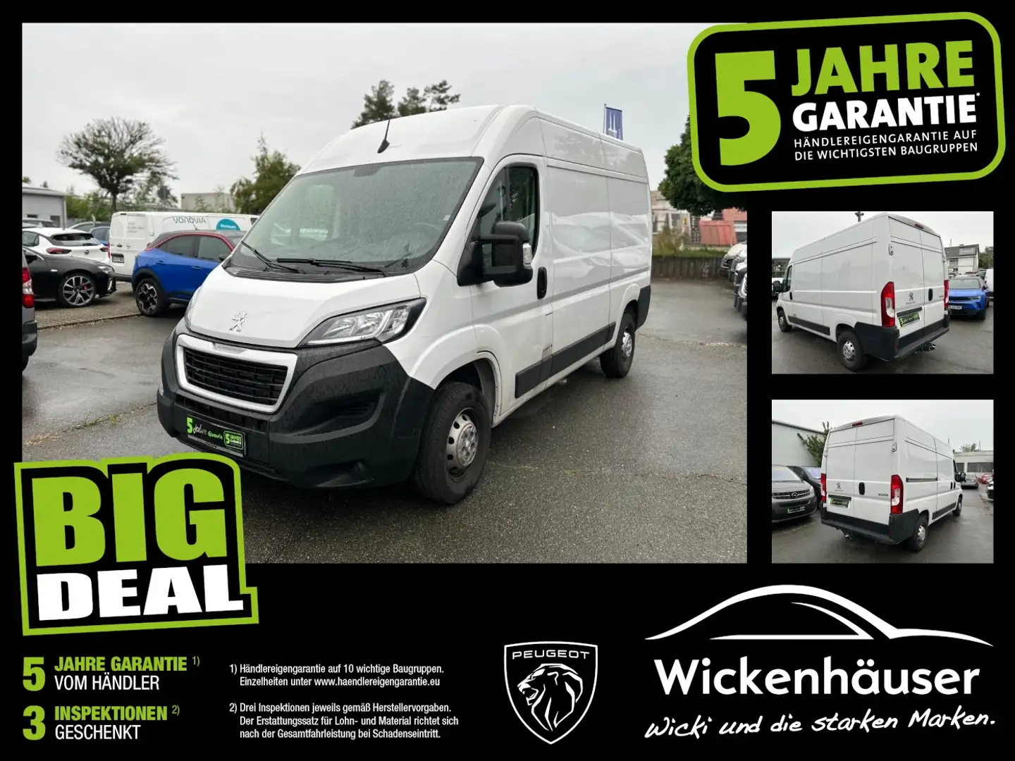 Peugeot Boxer Kasten L3H2 Hochraum 2.2 BlueHDi FAP L 3.3 Blanc - 1