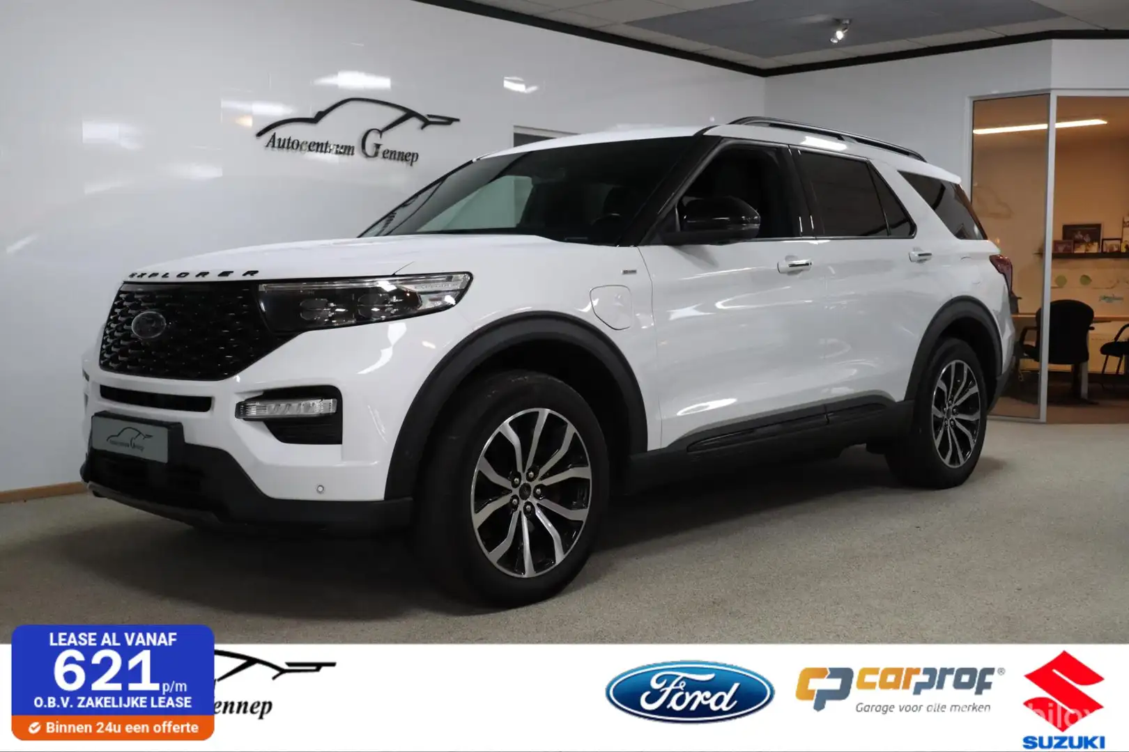 Ford Explorer 3.0 V6 EcoBoost PHEV ST-Line | Full Options | Blanc - 1