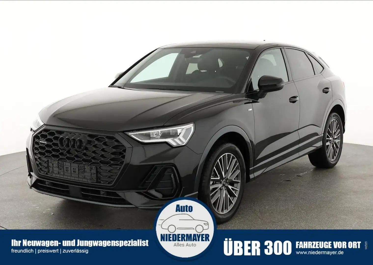 Audi Q3 Sportback 45 TFSI qu S-LINE, Pano, AHK, 19-Zoll, O Zwart - 1