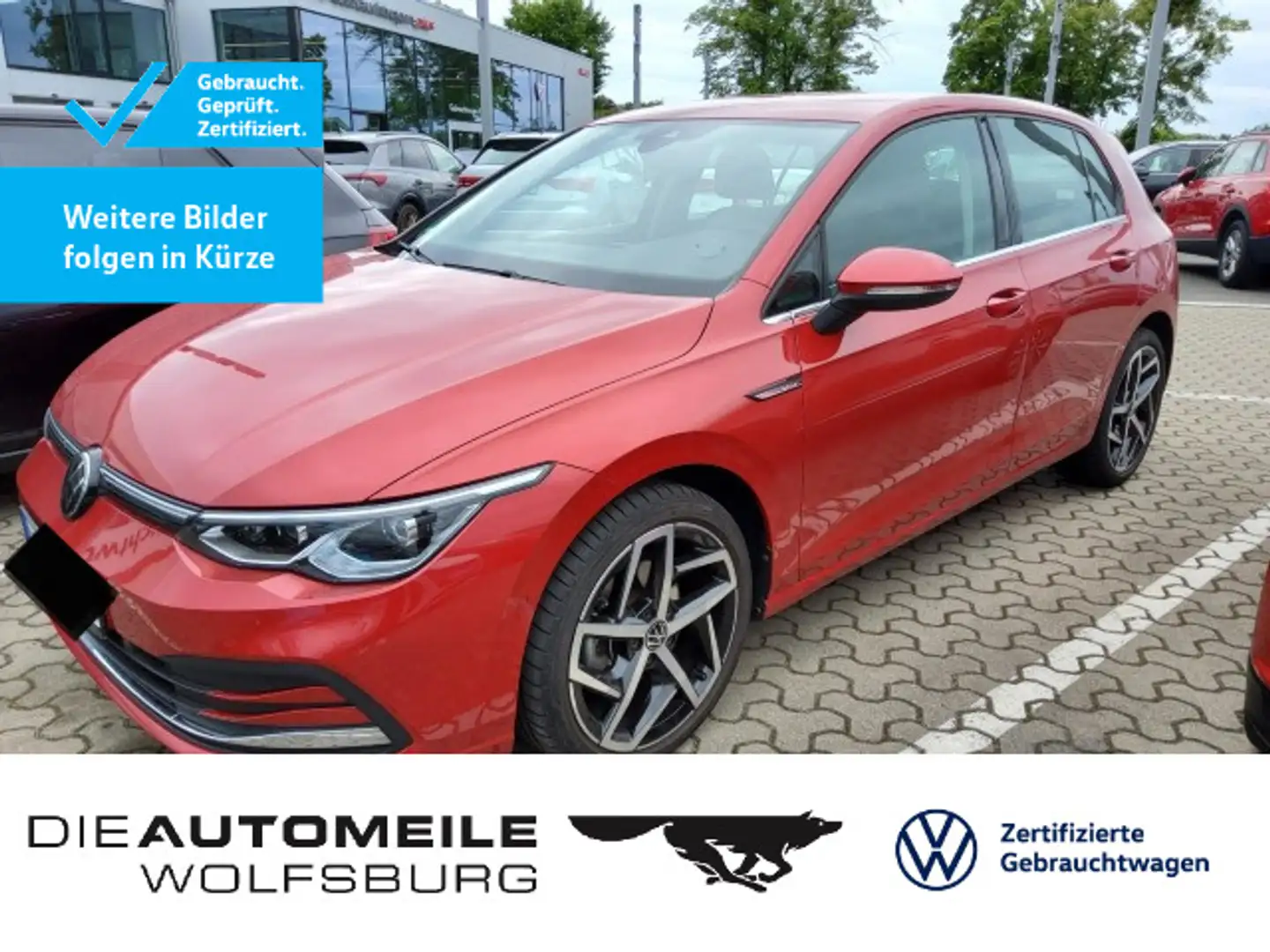 Volkswagen Golf 8 VIII 1.5 Style Rückkam/Multilenk/Sitzhzg Rot - 1