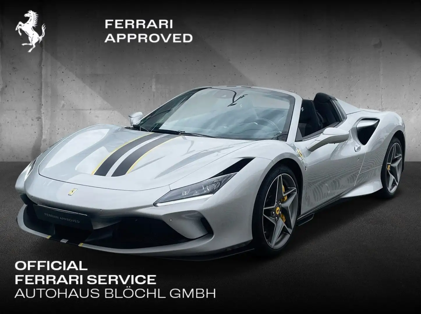 Ferrari F8 Spider Lift*Display*Carbon*Kamera*Alcantara Stříbrná - 1