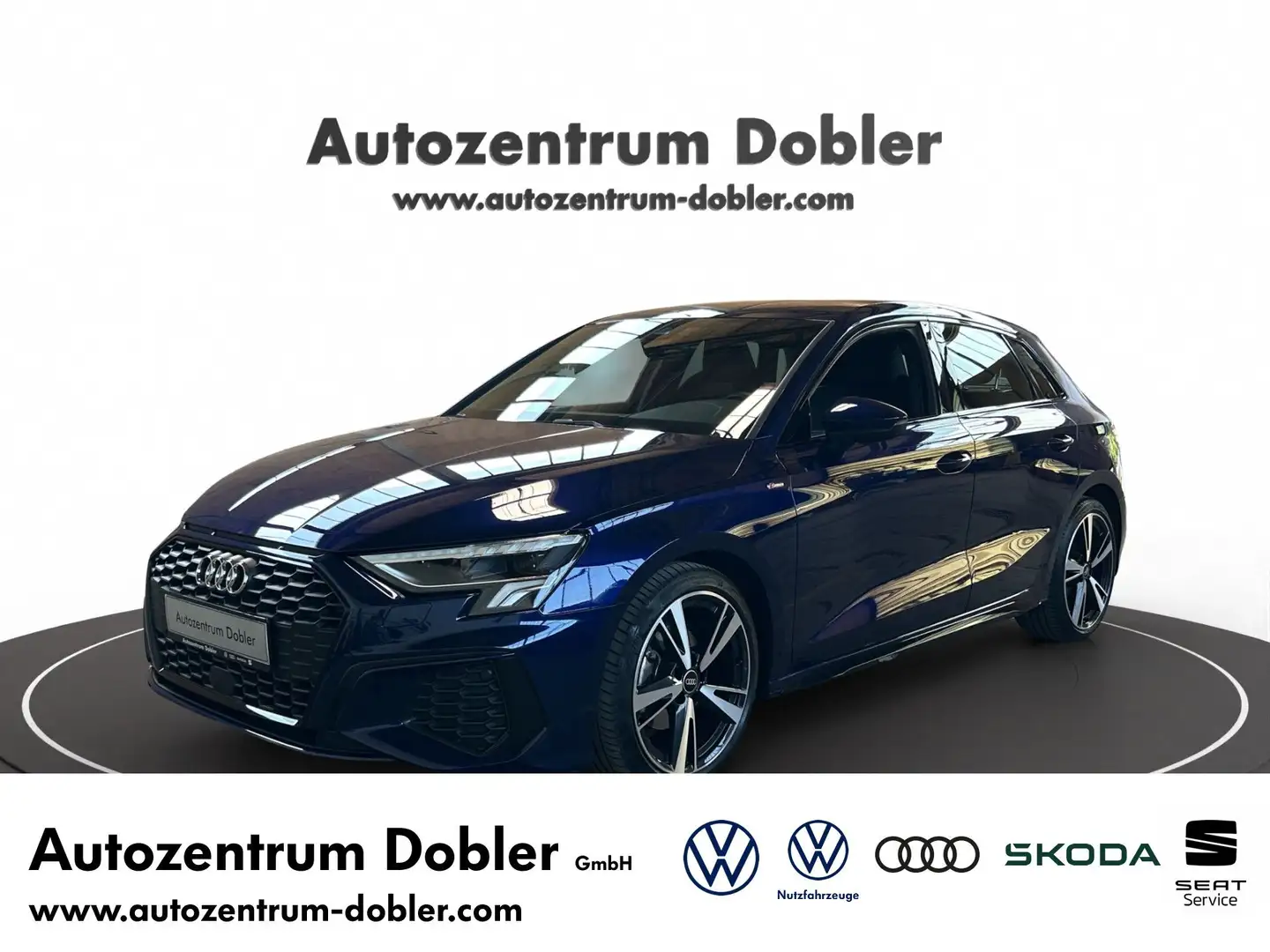 Audi A3 Sportback 35 TFSI S line AHK LED Navi 18Zoll Blau - 1