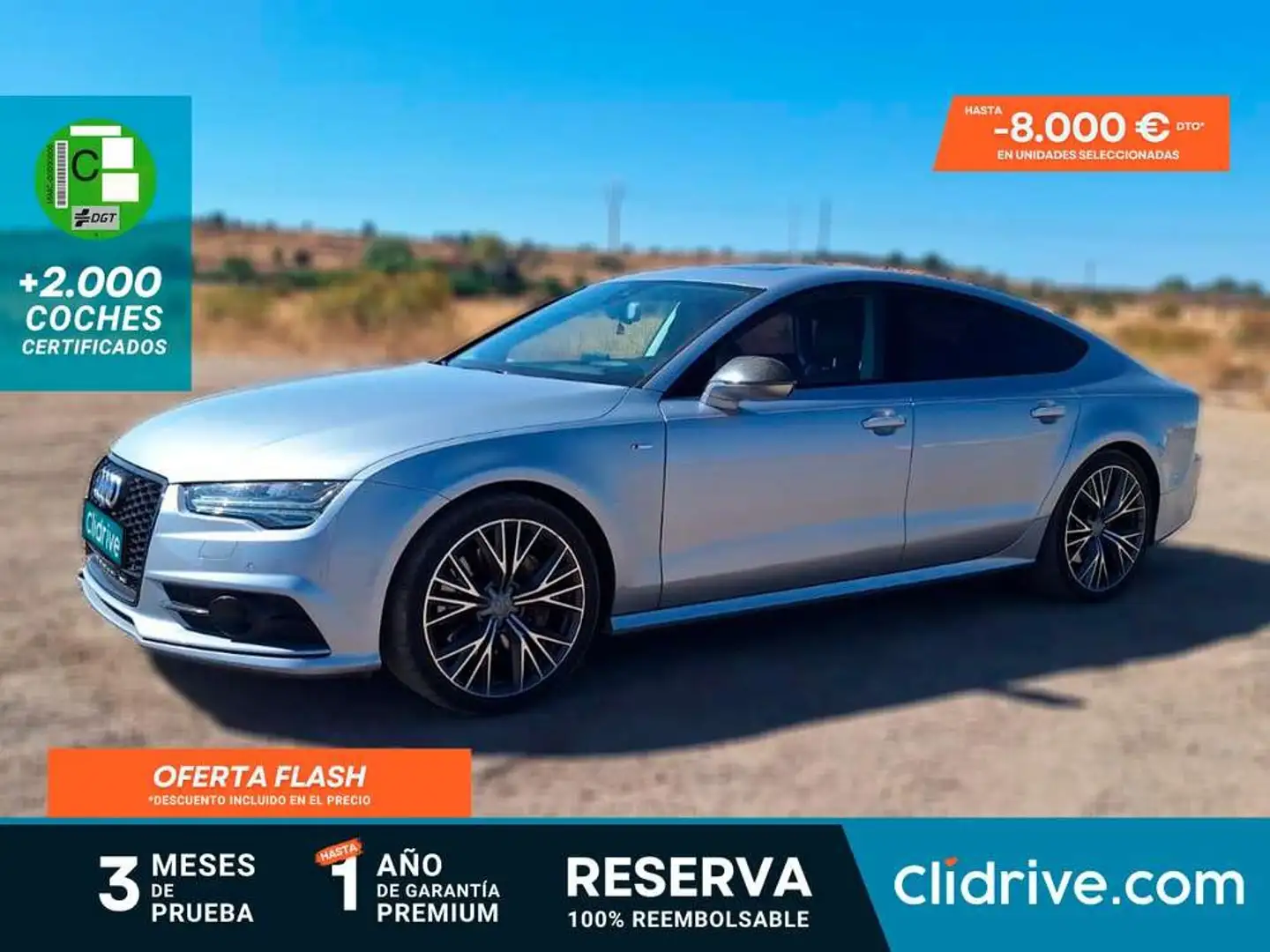 Audi A7 Sportback 3.0TDI quattro S-Tronic 204 Gris - 1