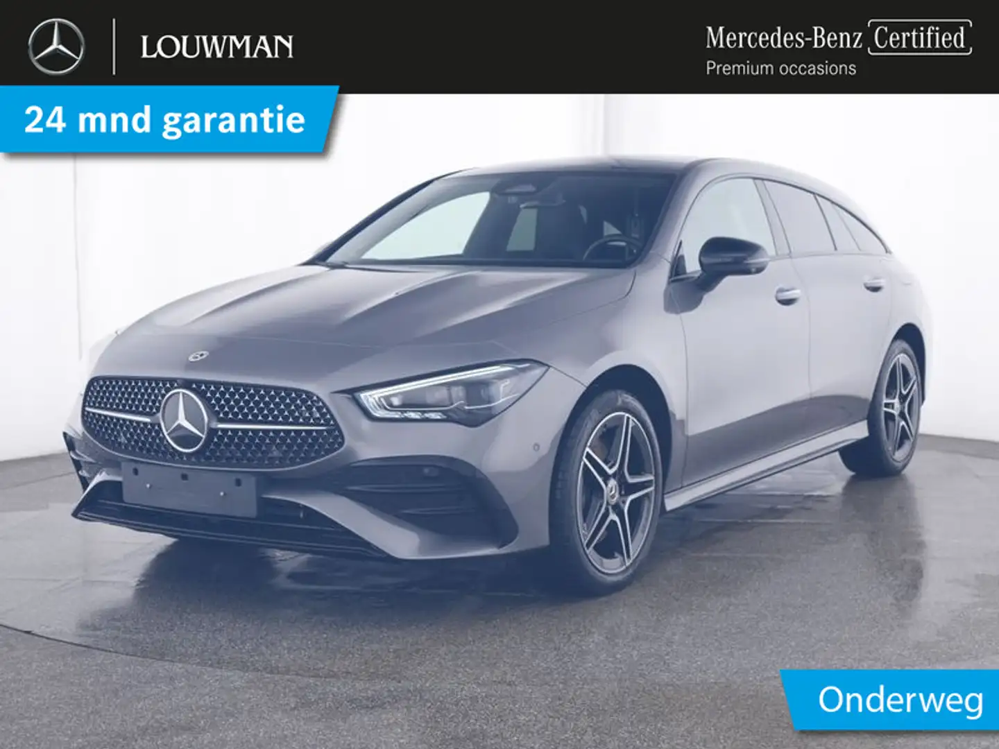Mercedes-Benz CLA 250 Shooting Brake 250e AMG Nightpakket Face Lift Plug Gris - 1