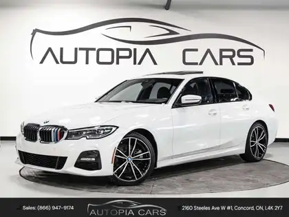 White 2019 BMW 3 Series Sedan All-Wheel Drive Automatic