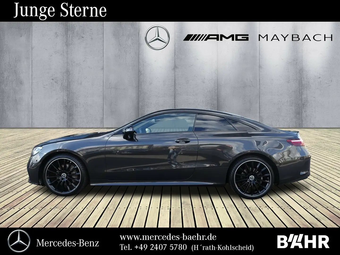 Mercedes-Benz E 220 E 220 d Coupé AMG+Night Edition/LED/Navi/LMR-20" Grijs - 2
