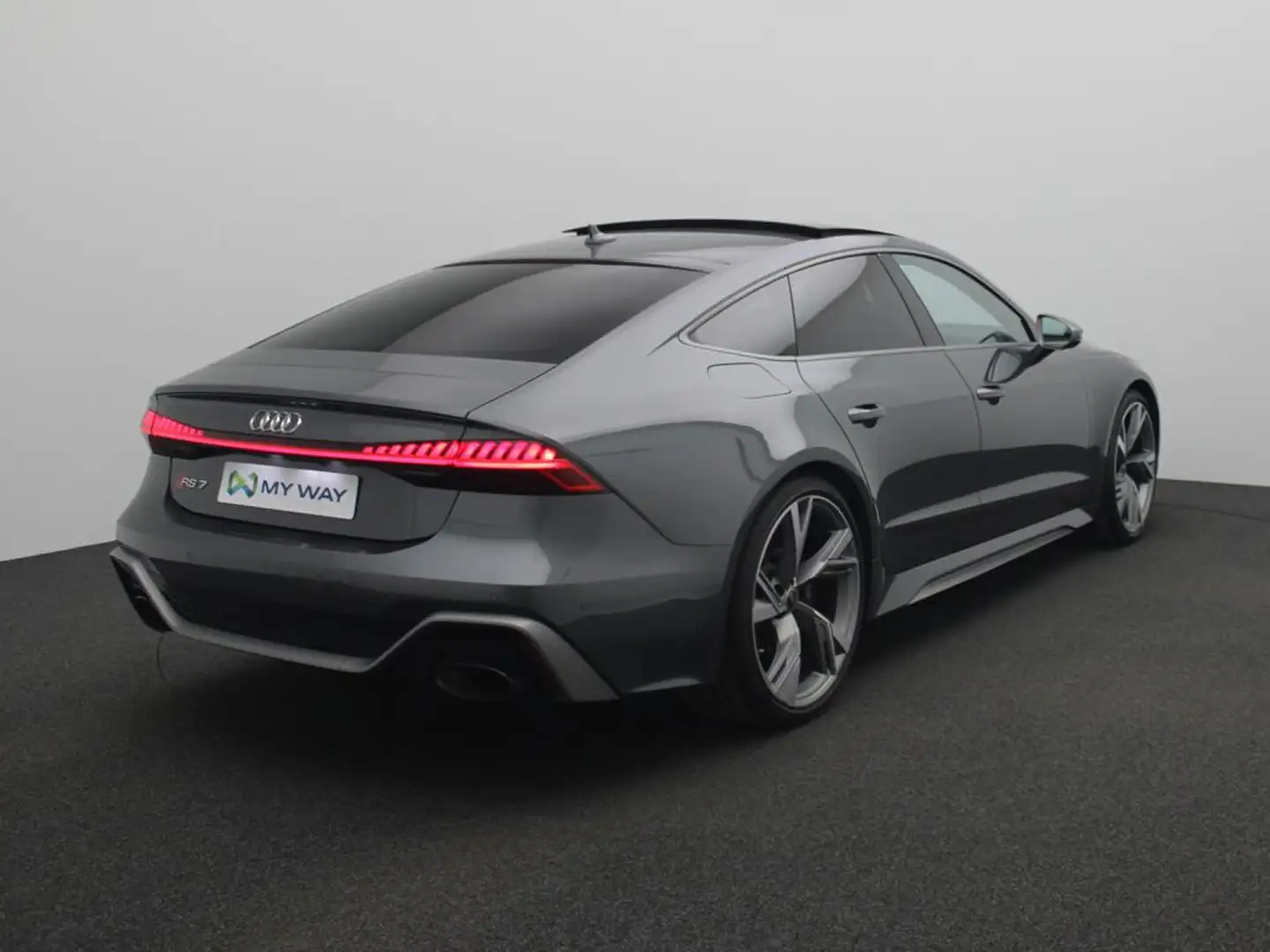 Audi RS7 Sportback 4.0 V8 TFSI 630 PK Tiptronic / Leder / Camera / Open Dak Gris - 2