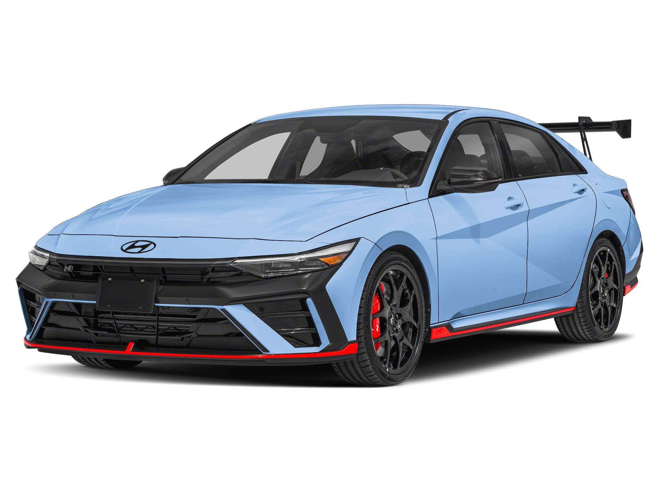 Blue 2026 Hyundai Elantra N Sedan Front-Wheel Drive 6-Speed Manual