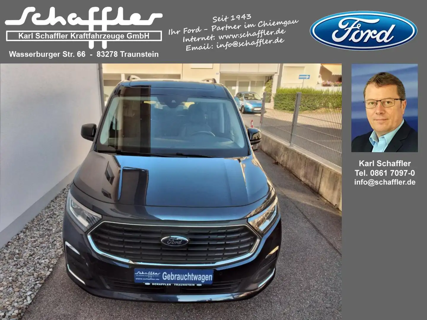 Ford Grand Tourneo Titanium Bleu - 2