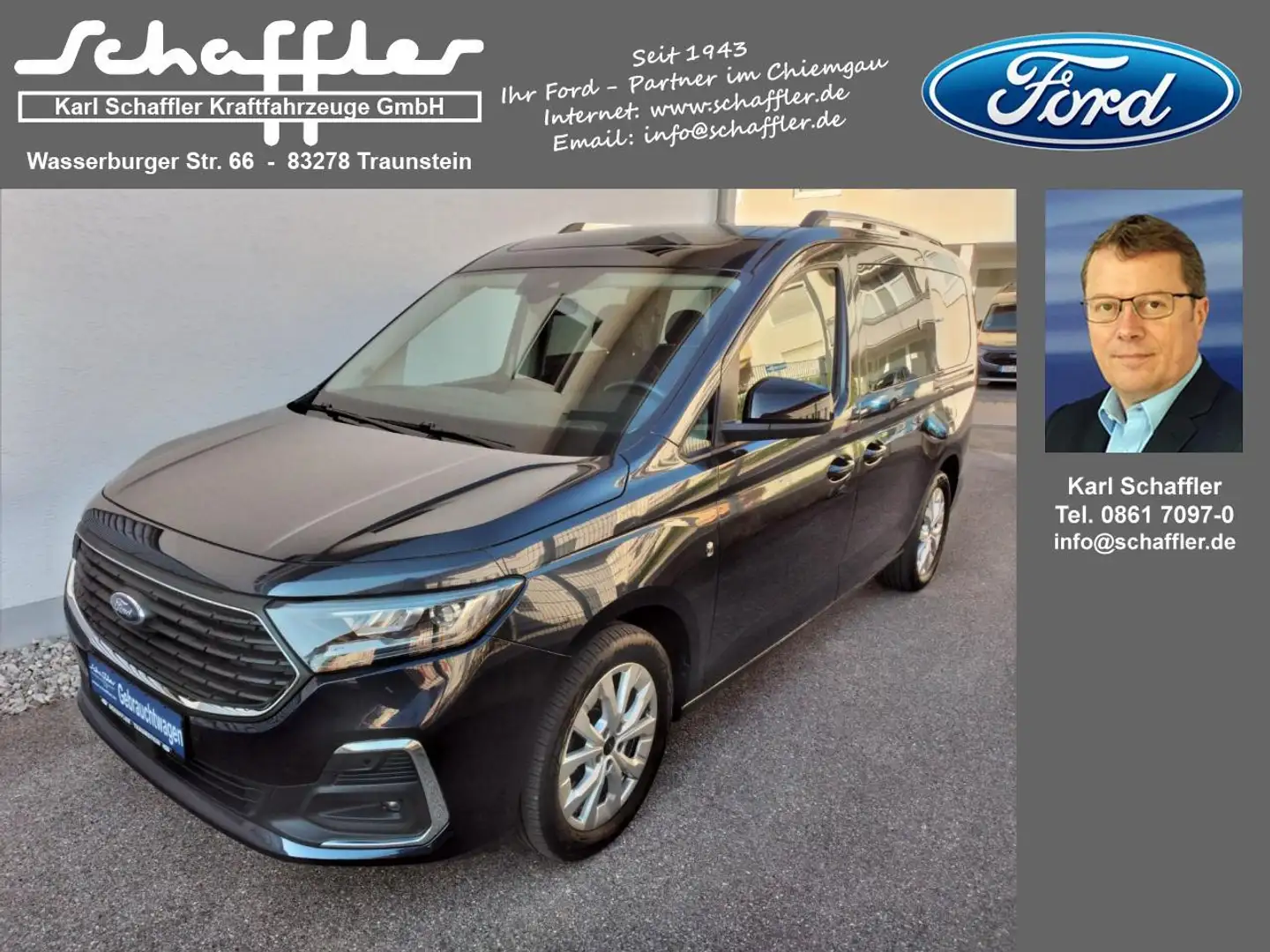 Ford Grand Tourneo Titanium Bleu - 1