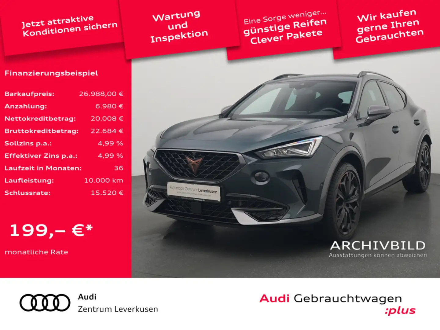 CUPRA Formentor VZ e-Hybrid ACC NAVI KAM PANO SHZ Grün - 1