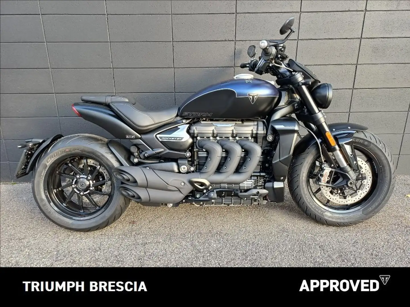 Triumph Rocket 3 R Storm R Bleu - 1