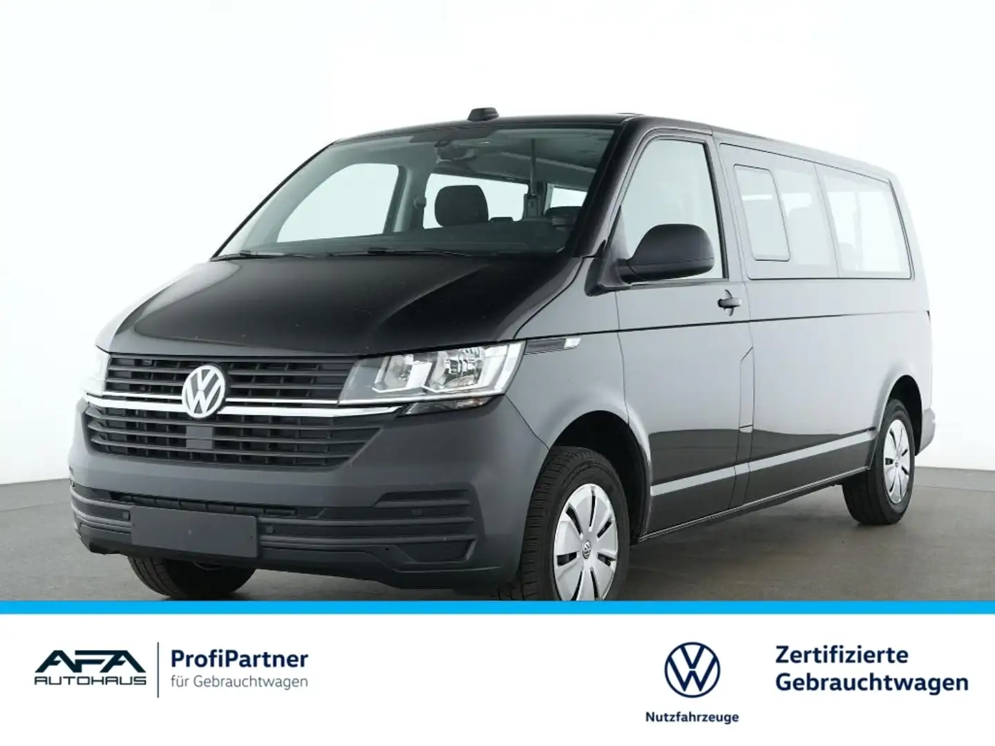 Volkswagen T6.1 Kombi 2.0 TDI lang DSG Klima*AHK*NAV*PDC*GRA Zwart - 1