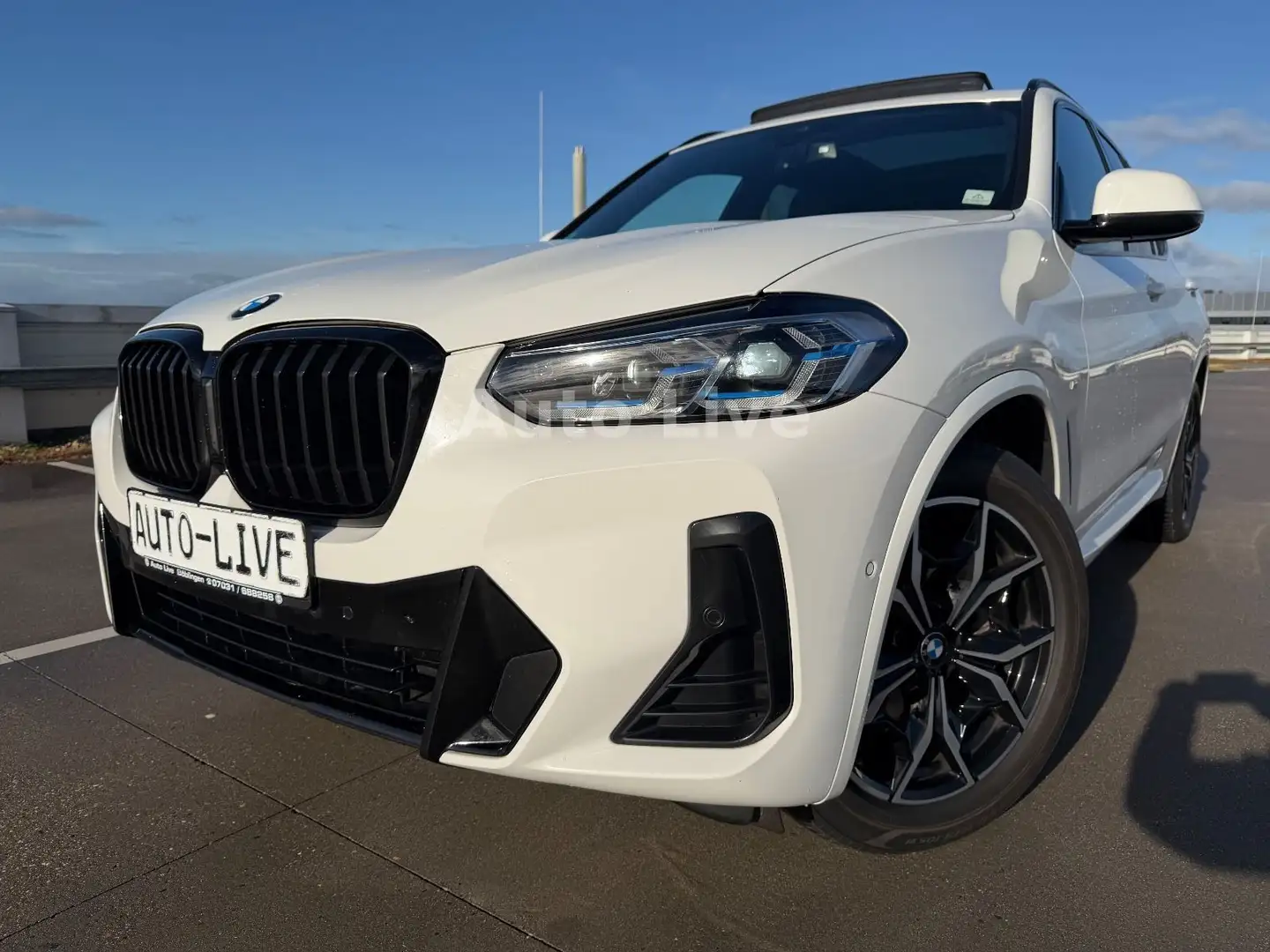 BMW X3 xDrive 20d*AUT*M PAKET*VIR*LASER*PANO*AHK*VOL Weiß - 1