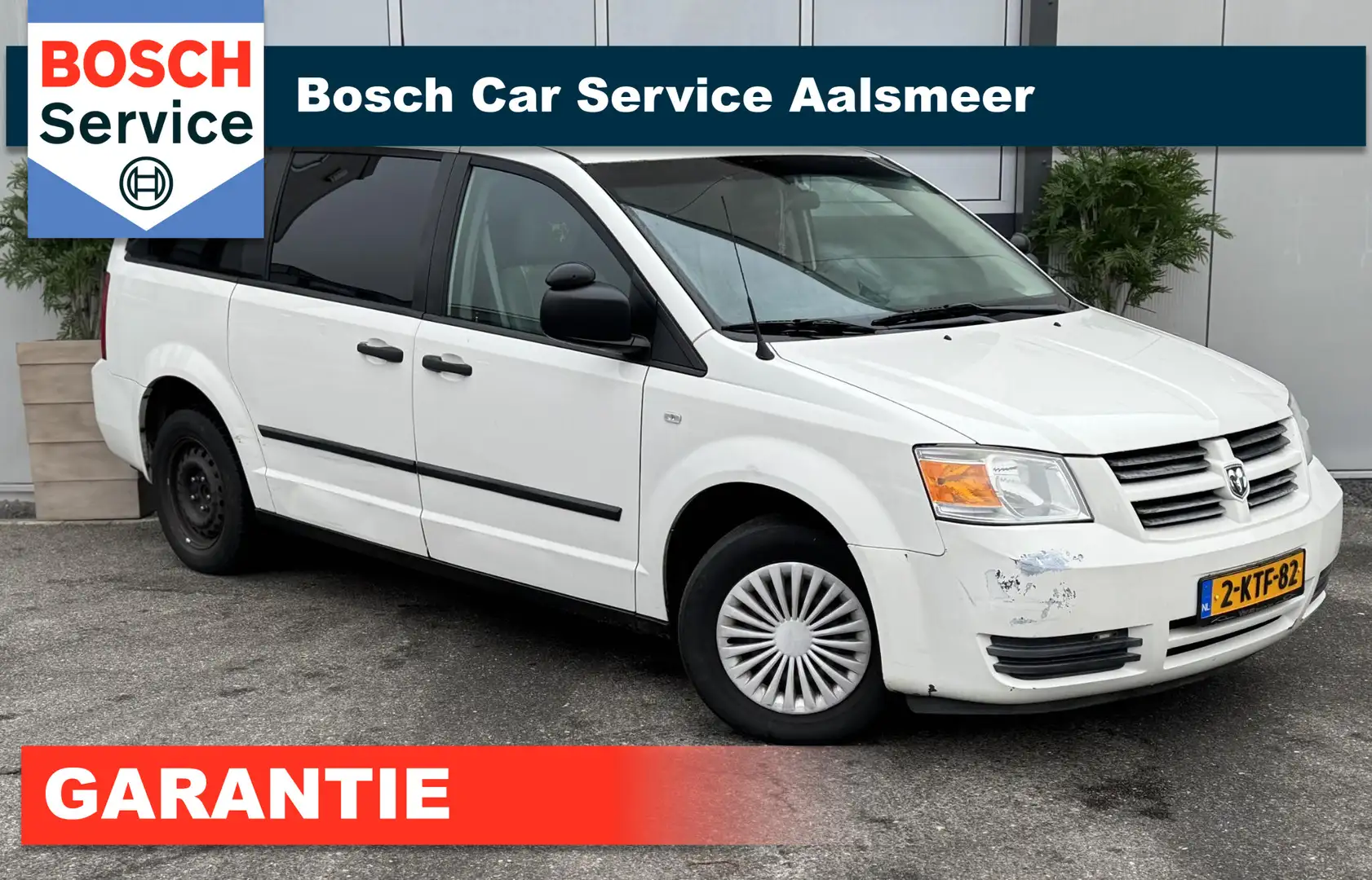 Dodge Grand Caravan 3.3 V6 / 7-PERSOONS / APK /  AIRCO / White - 1