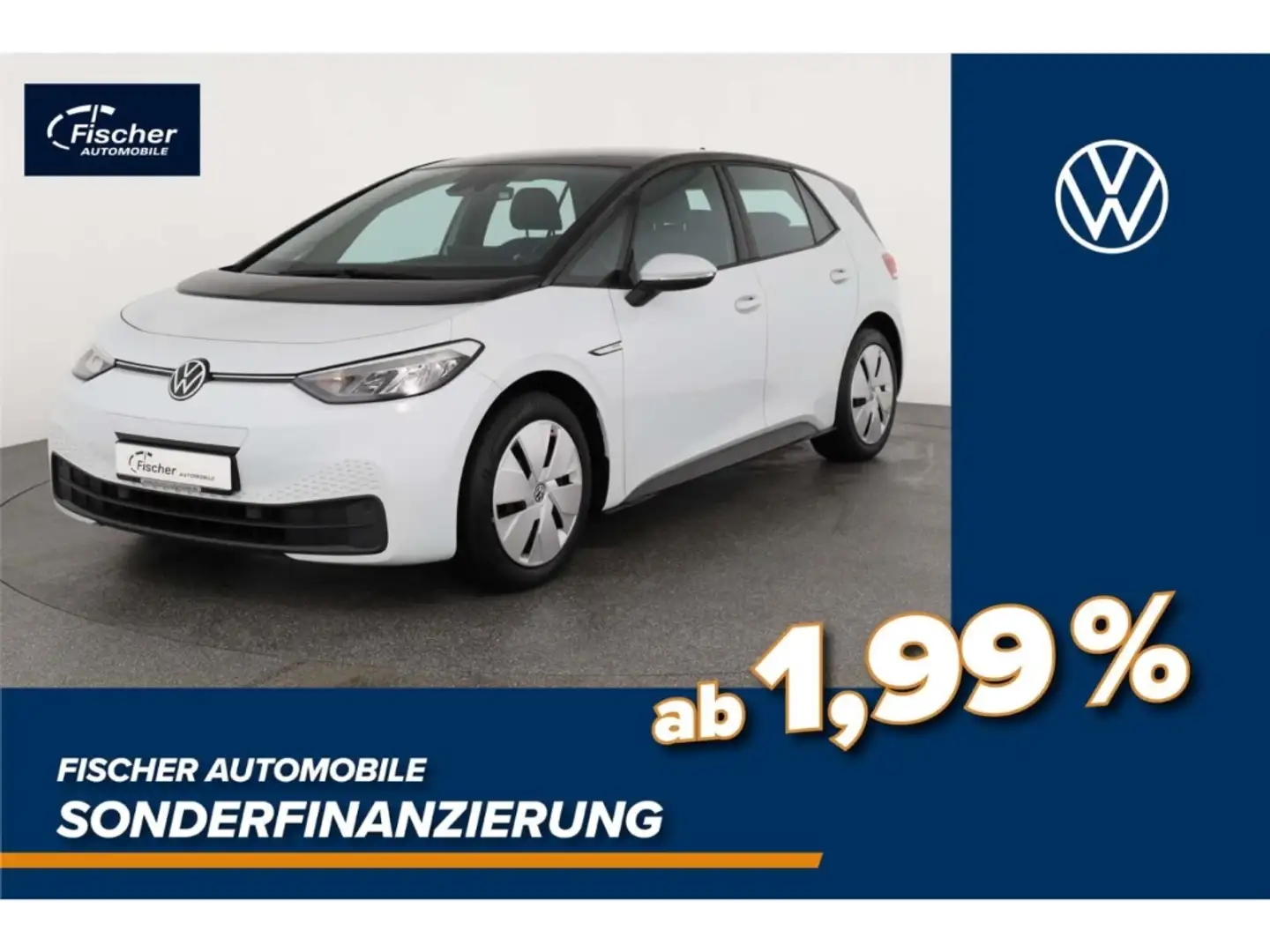 Volkswagen ID.3 Elektro Pro 58 kWh Weiß - 1