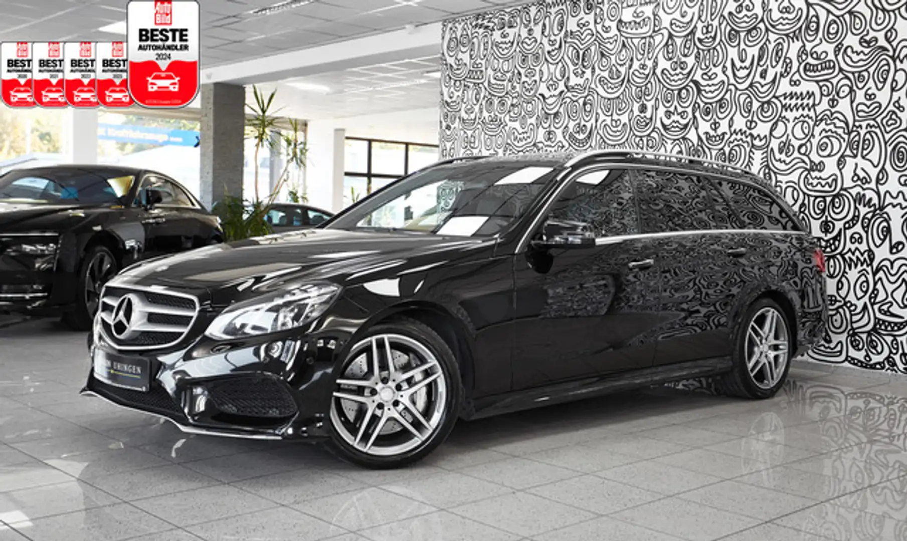 Mercedes-Benz E 500 CGI 4-MATIC*3x AMG SPORT*LUFT*PANO*H-K*KAM Schwarz - 1