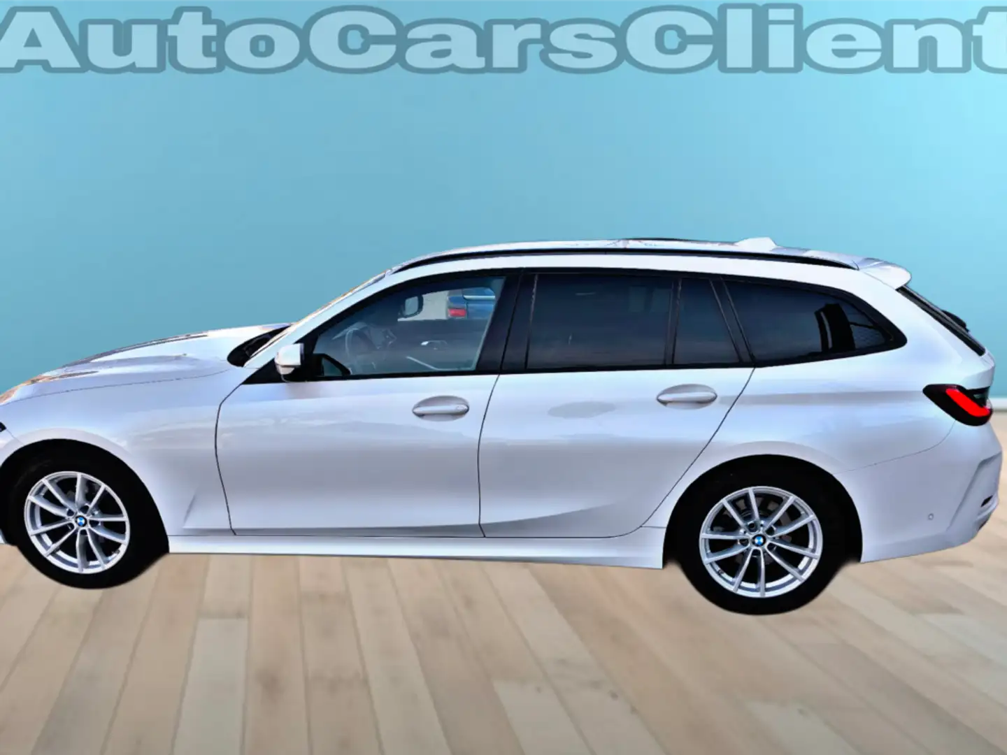 BMW 318 318dA Touring Blanco - 2