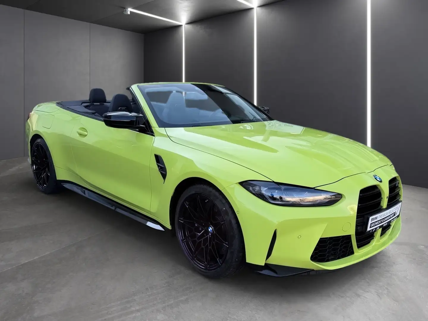 BMW M4 Cabrio xDrive+19"/20"ALU+LASER+LIVE COCKPIT PRO+HE Gelb - 2