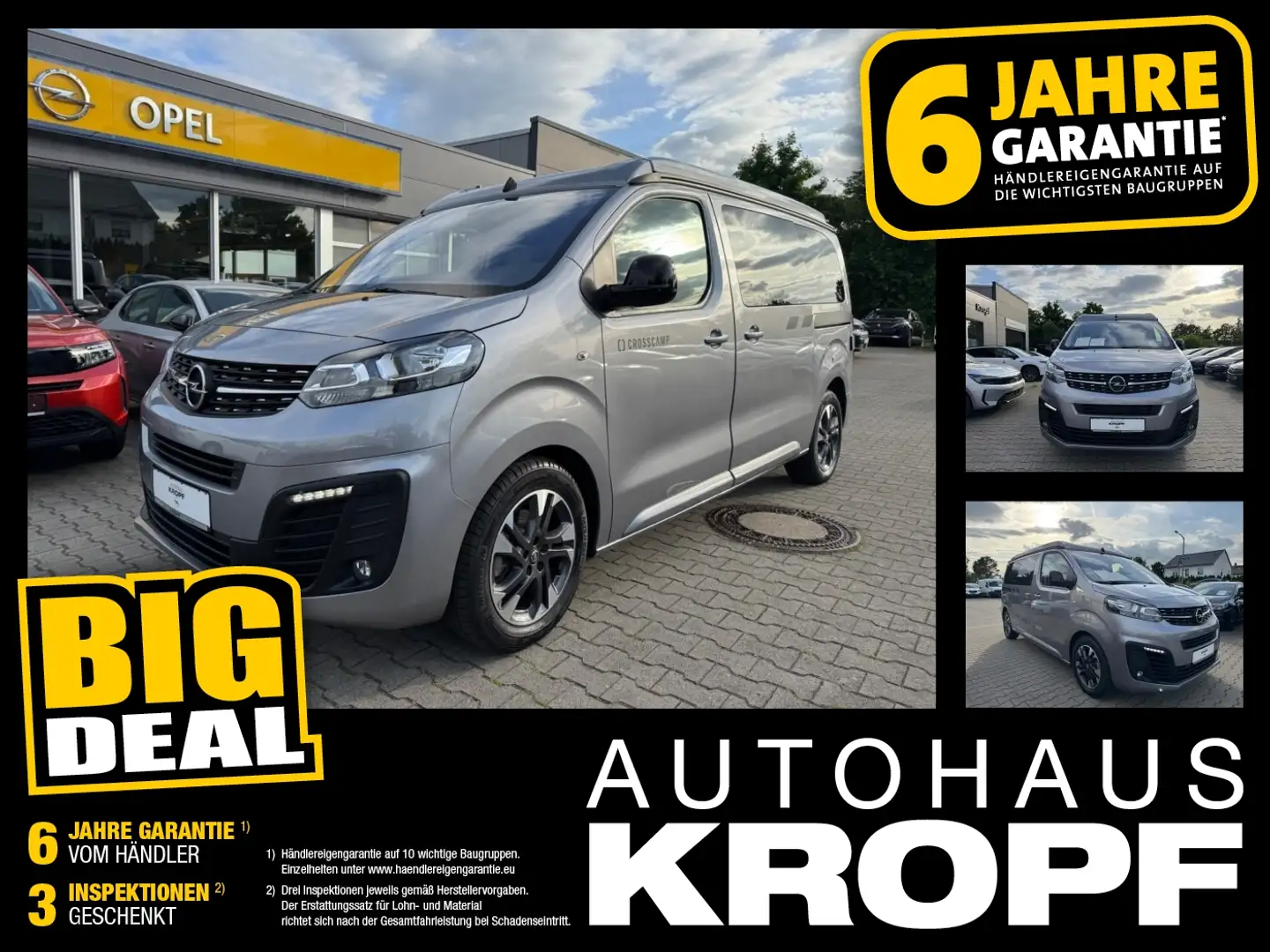 Crosscamp Crosscamp Zafira Life 2.0 D Parkpilot,Tempomat, Grigio - 1