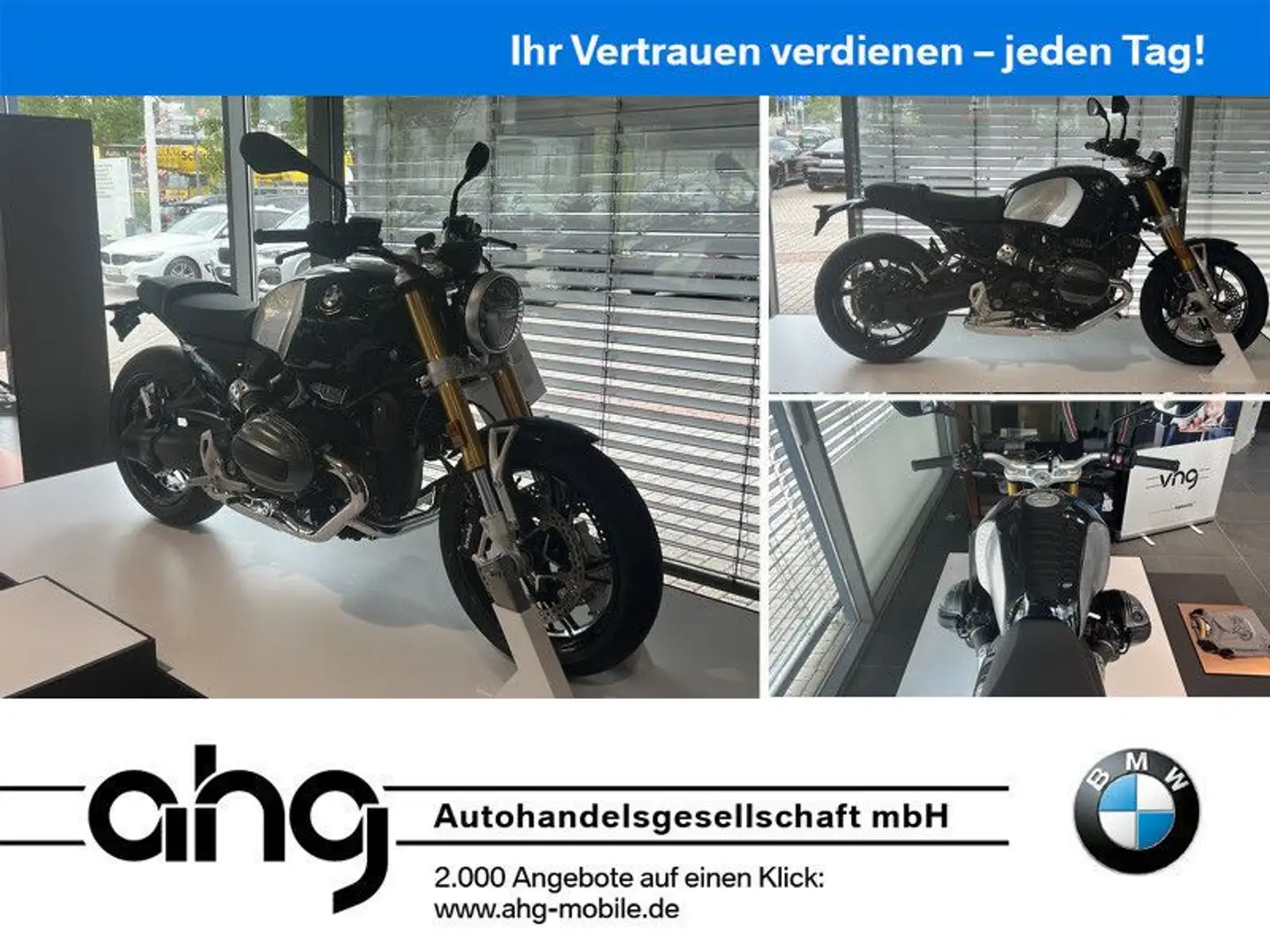 BMW R 12 nineT 3 Jahre Garantie alle Pakete Černá - 1