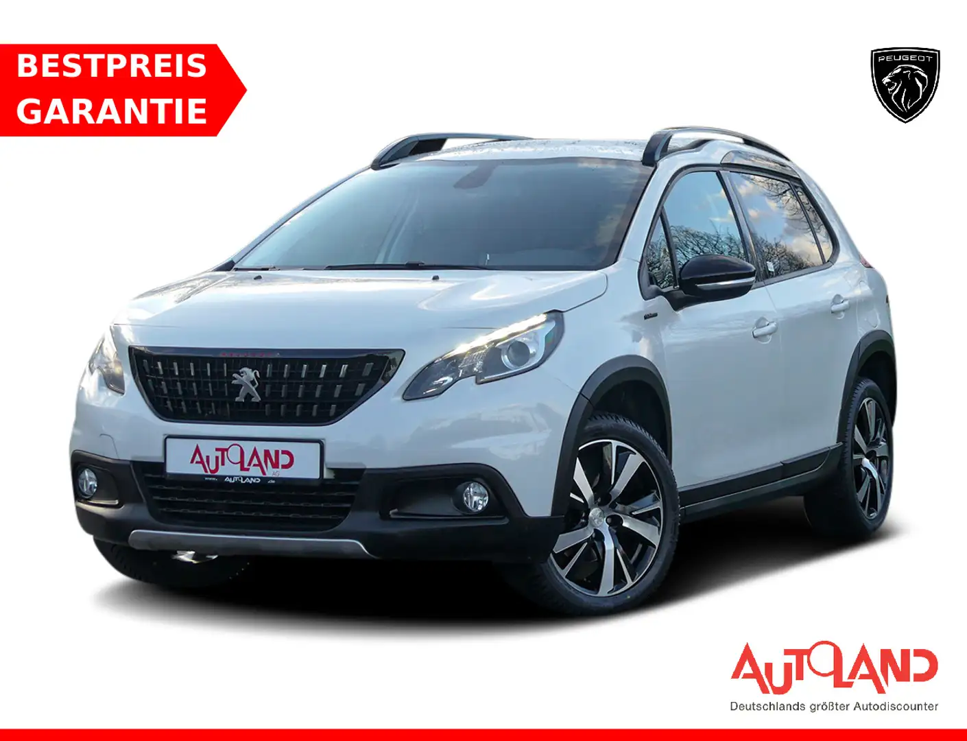 Peugeot 2008 1.2  PureTech Allure GT-Line Navi Klimaaut. Weiß - 1