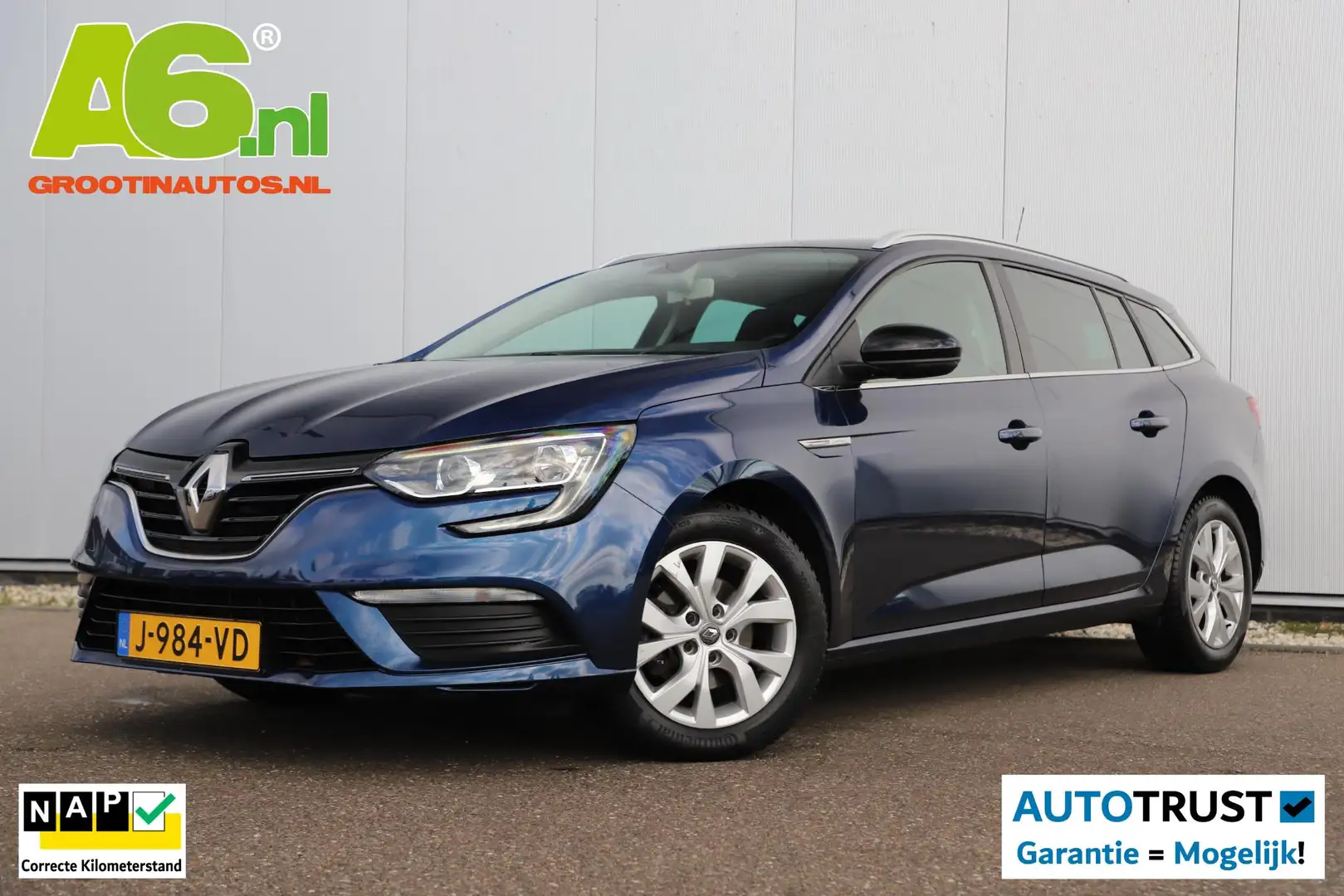 Renault Megane Estate 1.3 TCe Limited Trekhaak Carplay Android Na Blauw - 1