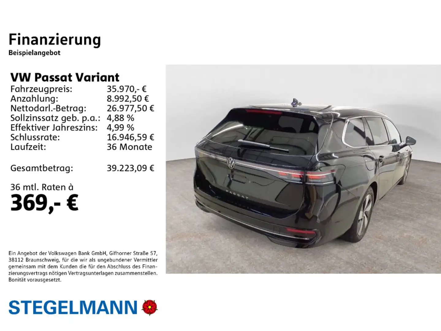 Volkswagen Passat Variant 2.0 TDI DSG Elegance *AHK*Kamera* Schwarz - 2