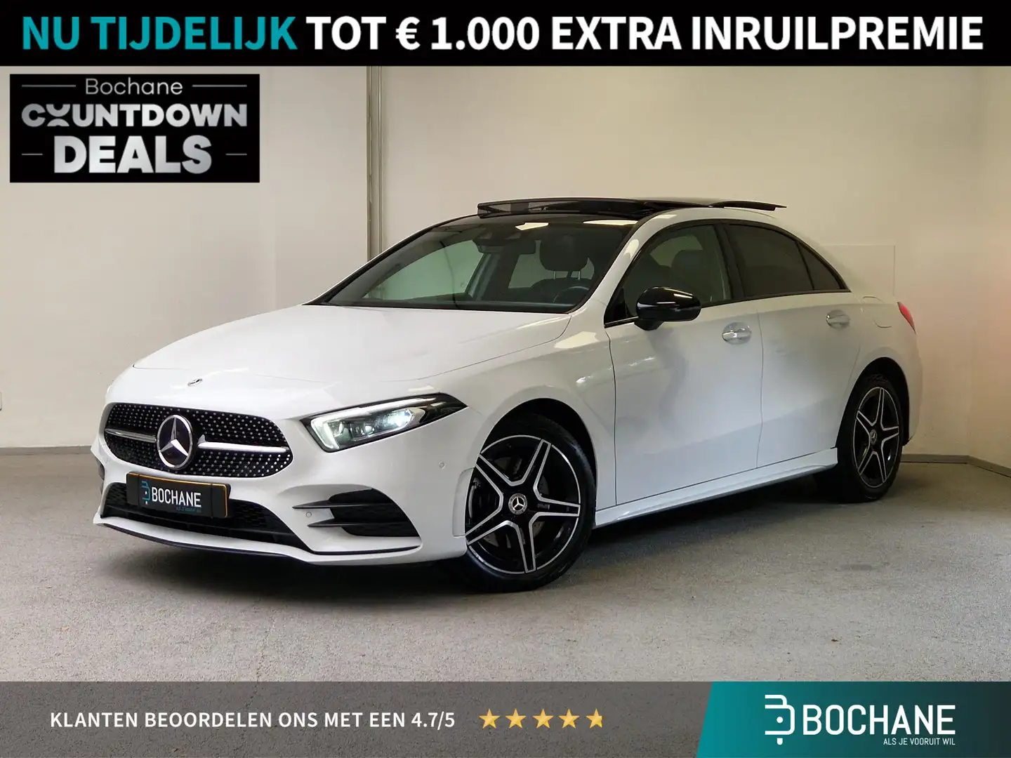 Mercedes-Benz A 250 e AMG Limited | 1e-EIG. | SOH 99% | PANO | BURMEST Blanc - 1