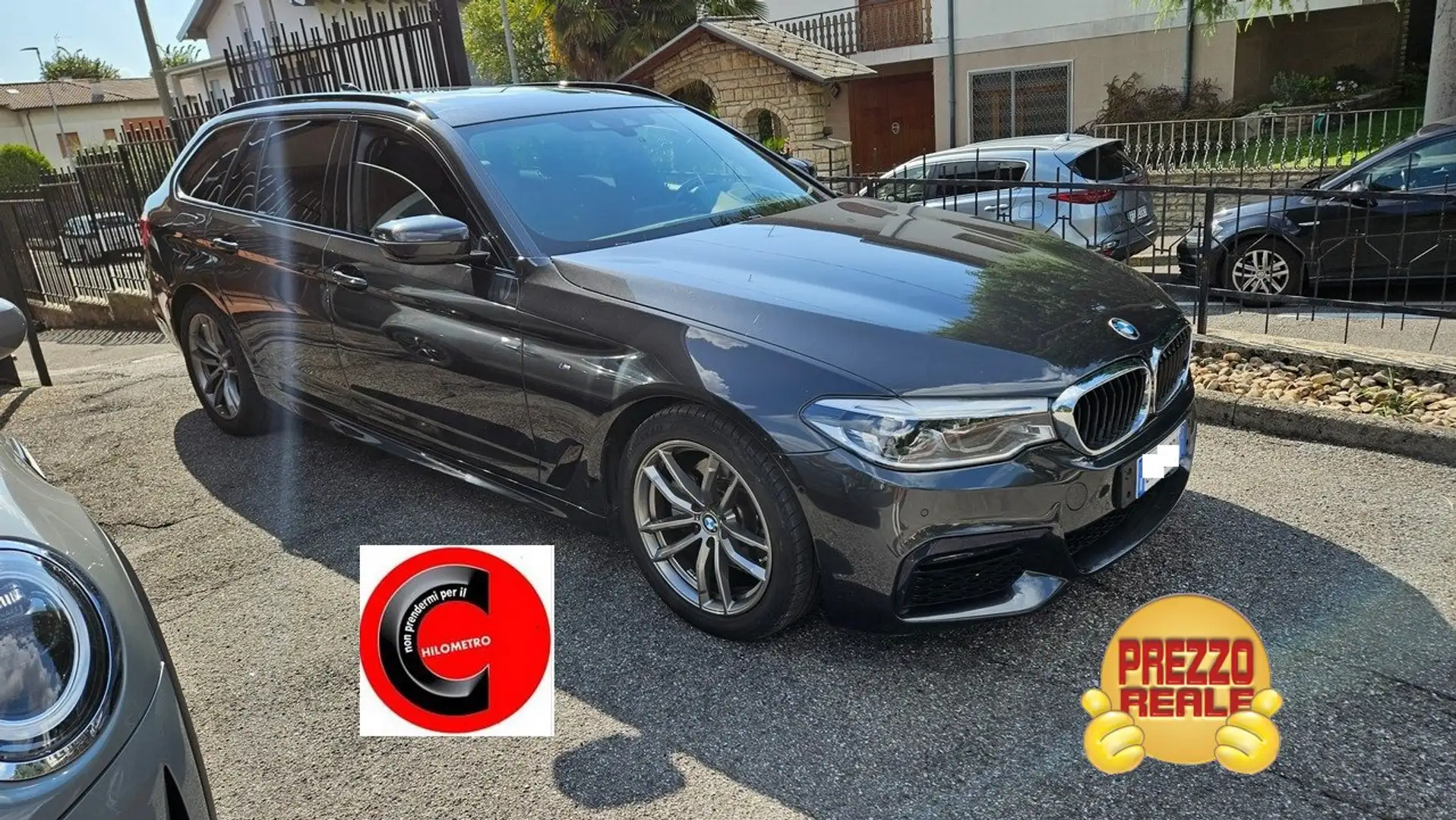 BMW 520 520d Touring Msport auto TETTO HEAD UP COMFORT ACC Gris - 1