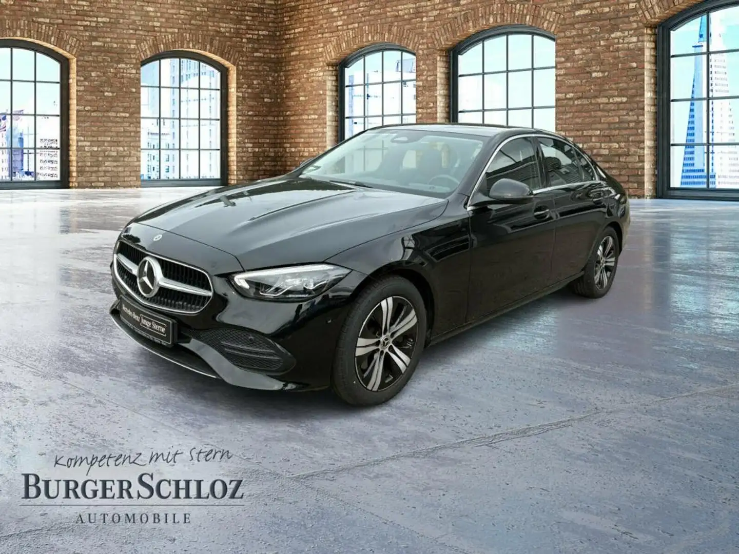Mercedes-Benz C 200 Avantgarde SpurW W-Paket PDC SHZ LED AUT Schwarz - 1