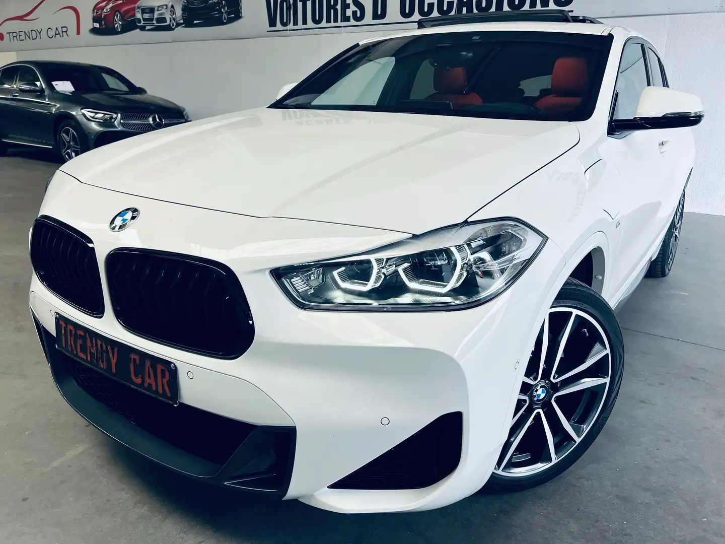 BMW X2 PHEV xDrive25e+PACK M+HUD+GPS+PANO+CARNET+GARANTIE Blanc - 1