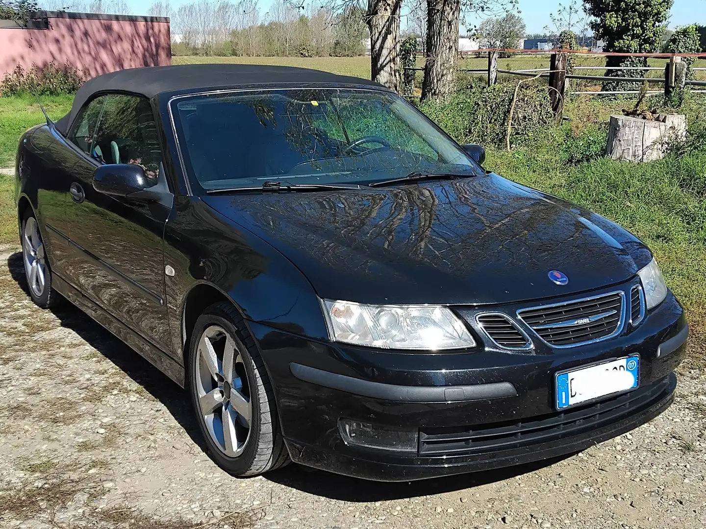 Saab 9-3 9-3 Cabrio 1.9 tid 16v Vector sentronic dpf Nero - 1