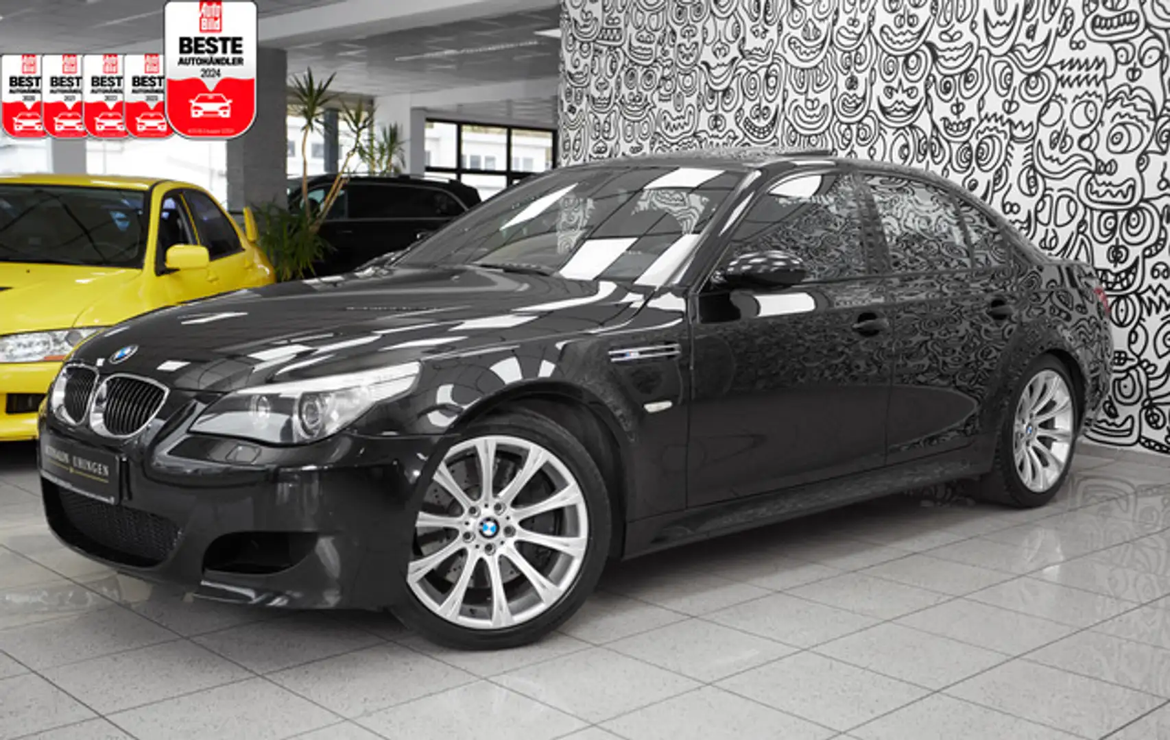 BMW M5 Limo GLASDACH*TRAUM*SAMMLER*ORIGINAL*DEUTSCH* Noir - 1