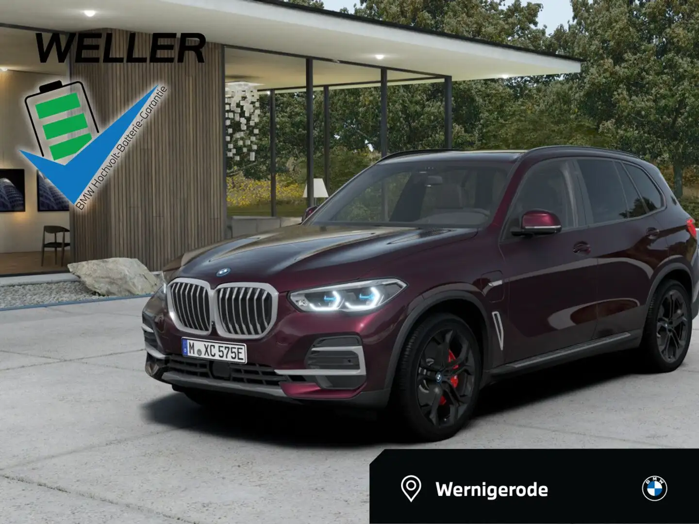 BMW X5 xDrive 45e xLine Pano AHK Laser HUD 360° H/K Rot - 1