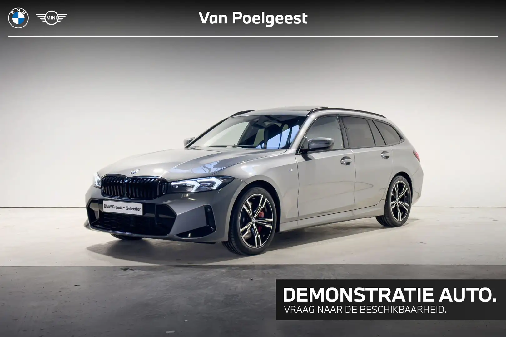 BMW 318 3 Serie Touring 318i M Sportpakket Pro Aut. - Besc Šedá - 1